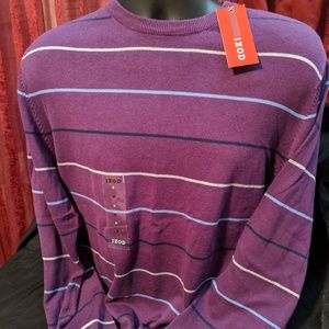 Izod Purple Sweater NWT